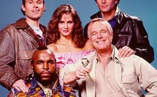 Picture of Mr. T and The A-Team!!