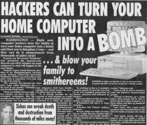 Hackers can turn your home computer into a BOMB and blow your family to smithereens!